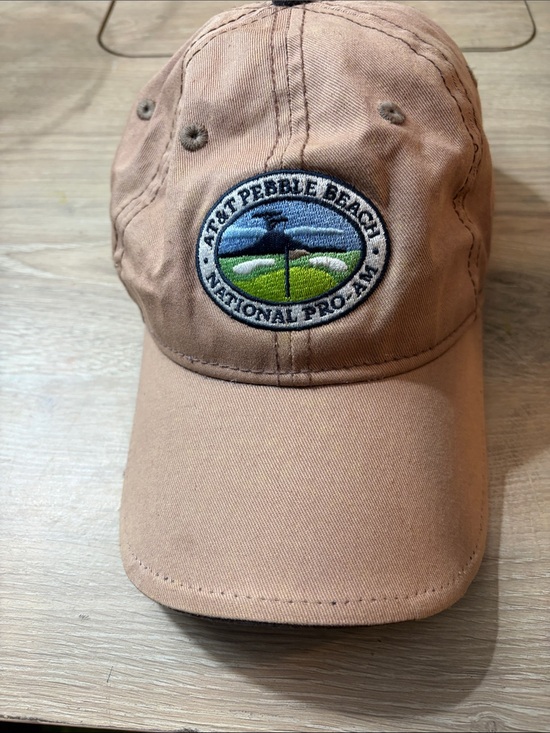 Pebble Beach Other - Vintage Pebble Beach Rust Brown Embroidered Logo Baseball Cap